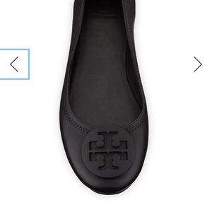 Tory Burch Black Ballet Flats size 9.5
